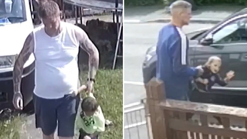 Harrowing footage of a grandfather who murdered his own grandson shows him abusing the toddler just days before he died.
