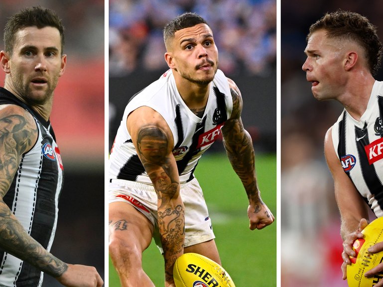Jeremy Howe, Bobby Hill and Dan Houston will all be absent for Collingwood's clash with Freo.