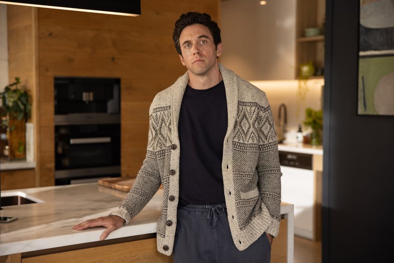 Ashley Zukerman in a scene from Apple Cider Vinegar.