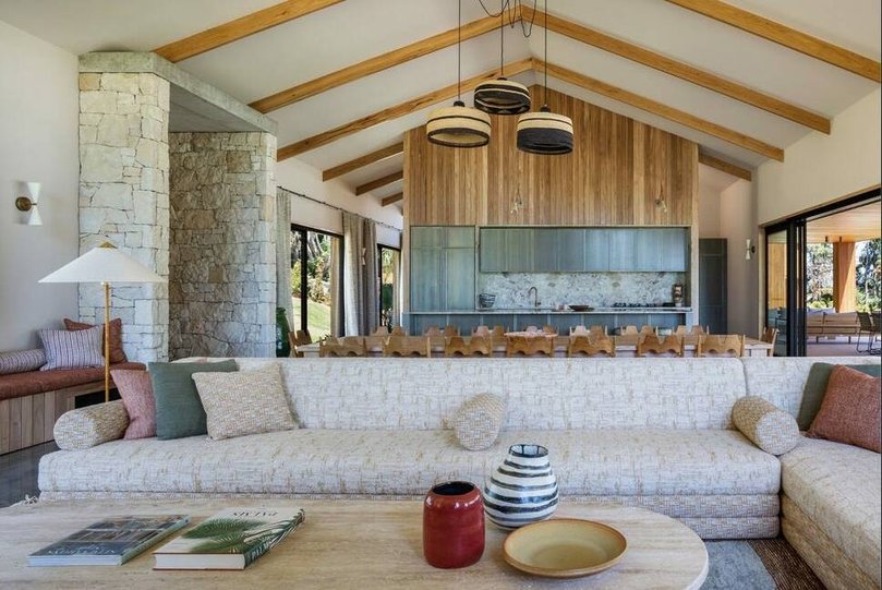 The open-plan living, dining and kitchen area. Pictture supplied