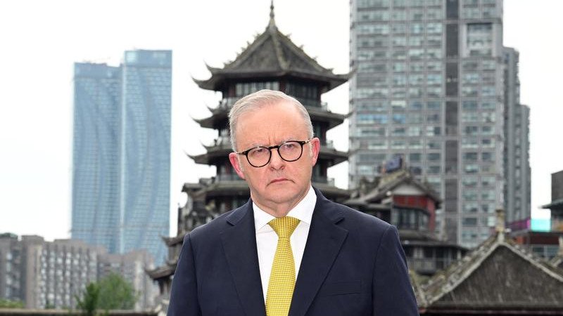 Prime Minister Anthony Albanese defended visiting China's cultural icons after opposition criticism.
