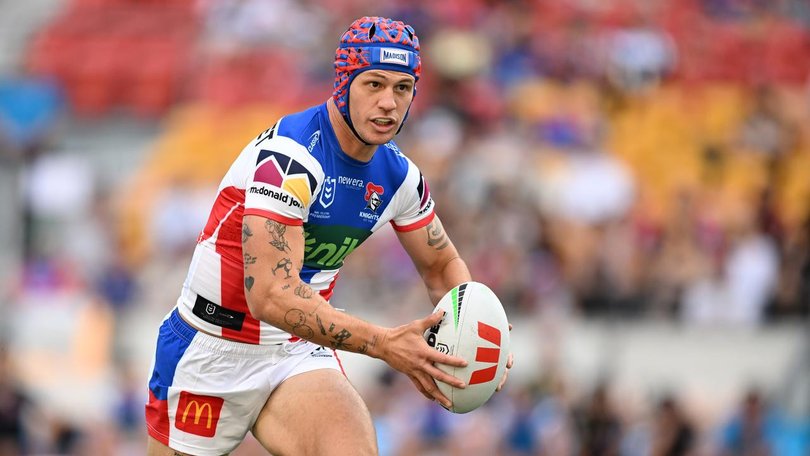 Kalyn Ponga says he'll remain in Newcastle red, white and blue for at least two more seasons. (Dave Hunt/AAP PHOTOS)