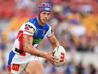 Kalyn Ponga says he'll remain in Newcastle red, white and blue for at least two more seasons. (Dave Hunt/AAP PHOTOS)