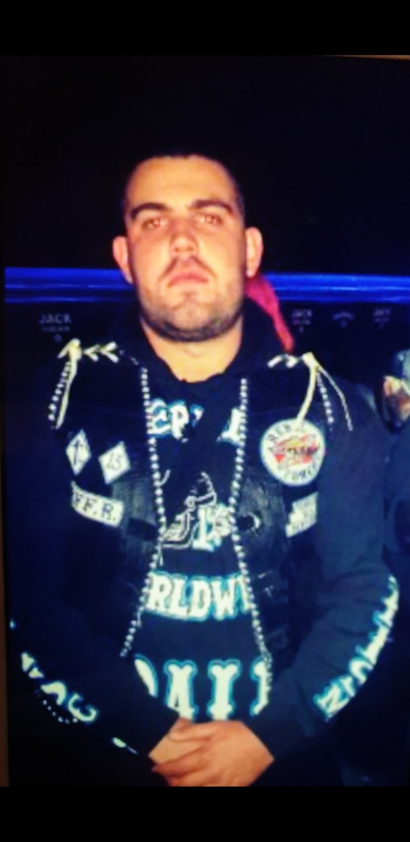 Ryan Peake as a Rebel bikie