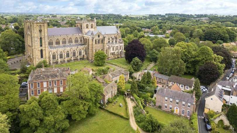 Carroll lived in the property as a young man in the 1850s when his father served as canon of the cathedral.