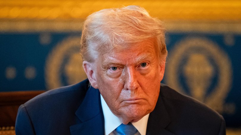 US President Donald Trump is ‘not happy’ after an Israeli strike on Gaza’s sole Catholic church killed three people. Photographer: Al Drago/Bloomberg Al Drago