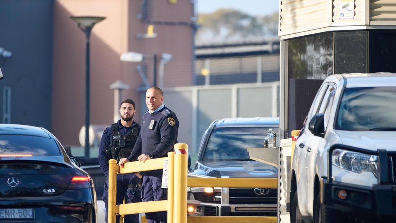 A large media scrum and news chopper waited hours for Mehajer to be released. Picture: NewsWire / Flavio Brancaleone