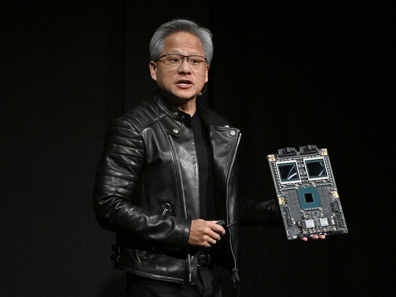 Jensen Huang, co-founder and chief executive officer of Nvidia Corp.