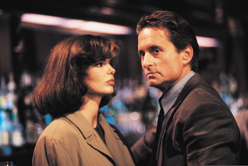 Michael Douglas with Jeanne Tripplehorn.