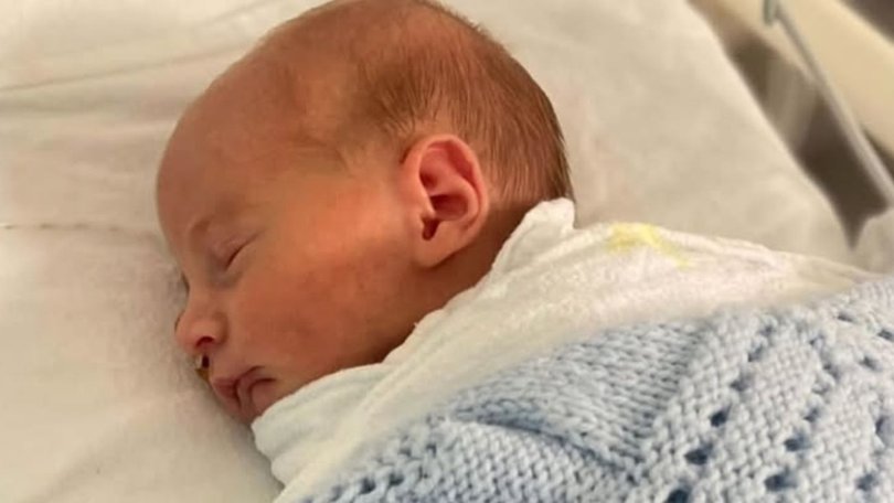 Wayne Milera’s boy, Stanley, is in neonatal intensive care after arriving prematurely on July 6.