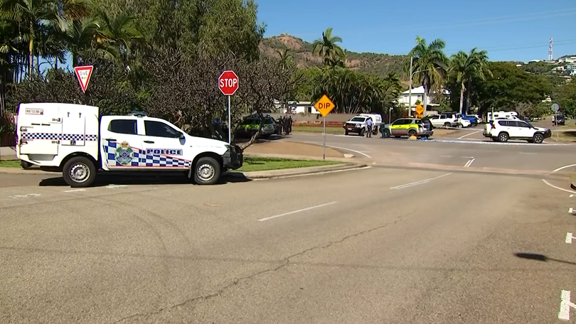 The shooting took place at a busy coastal area of northeast Queensland.