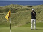 Scottie Scheffler in a world of his own, leading the Open by four shots going into the last round.