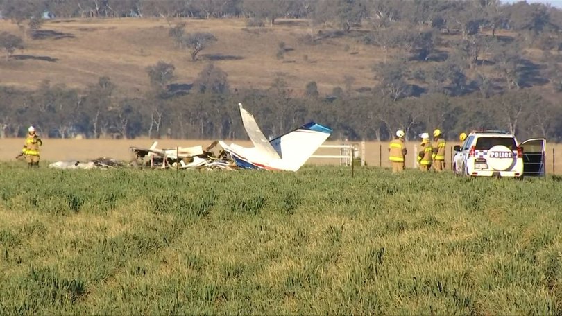 Two men have died following a plane crash in southeastern Queensland.