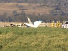 Two men have died following a plane crash in southeastern Queensland.