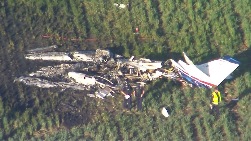 Two men have died following a plane crash in southeastern Queensland.