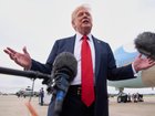 US President Donald Trump has claimed that his popularity has surged since the Jeffrey Epstein investigation was thrust back into public attention. (AP PHOTO)