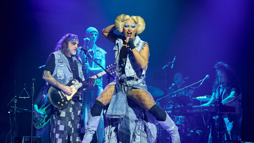 Sean Miley Moore in the Australian production of Hedwig and the Angry Inch.