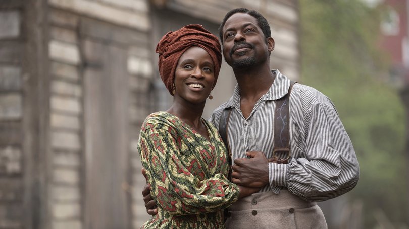 Sharon Duncan-Brewster and Sterling K. Brown in Washington Black.