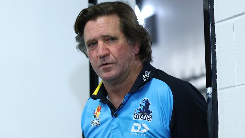 Titans coach Des Hasler went nuclear after his side’s loss to Wests Tigers.