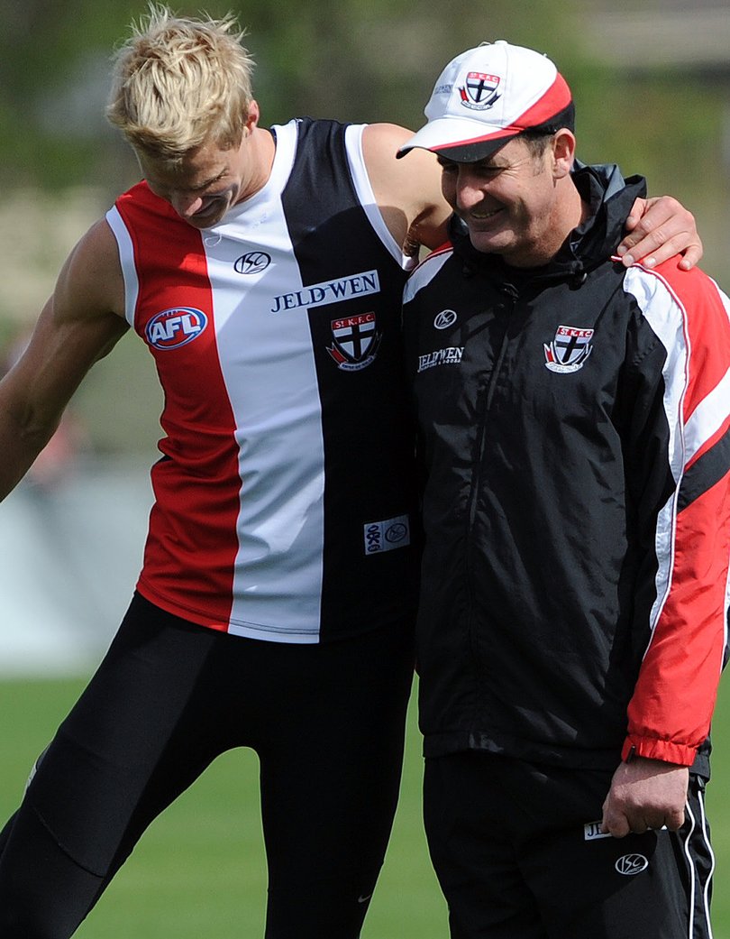 Nick Riewoldt and Ross Lyon were a famous captain-coach axis at St Kilda.