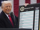 Donald Trump upended the global economy in April with the announcement of sweeping tariffs. (AP PHOTO)