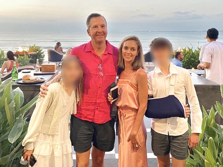 Greg Josephson with his wife Tamra.