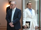 Anthony Albanese and Opposition Leader Sussan Ley attend the opening of the 48th Federal Parliament at Parliament House in Canberra, Tuesday, July 22, 2025. 