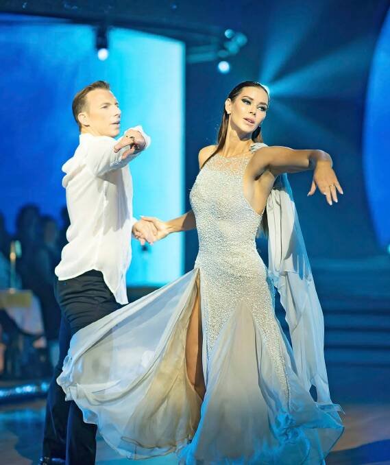 Brittany Hockley on the new season of Channel 7's Dancing With The Stars. Picture Channel 7