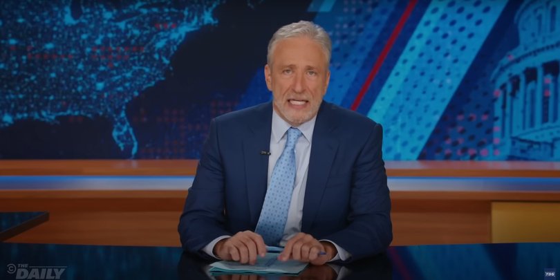 Jon Stewart is not holding back.