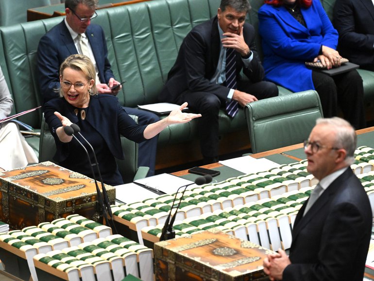 US beef sparks fiery Question Time moment