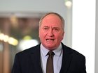 Barnaby Joyce is demanding biosecurity proof on camera.