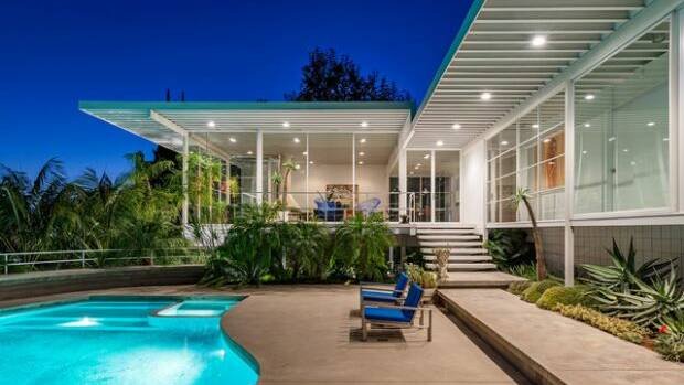 Pitt purchased the Steel House in a secret off-market deal with oil heiress Aileen Getty. Pic: Mega.