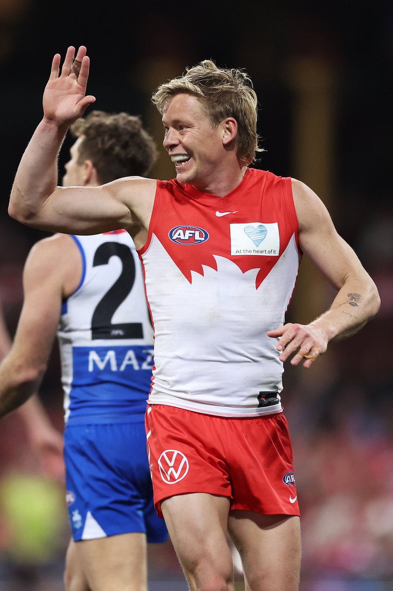 Isaac Heeney has been on fire for the Swans.