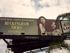 A new billboard over Sunset Boulevard in Los Angeles appears to signal the upcoming rerelease of Stevie Nicks and Lindsey Buckingham's 1973 album Buckingham Nicks. 