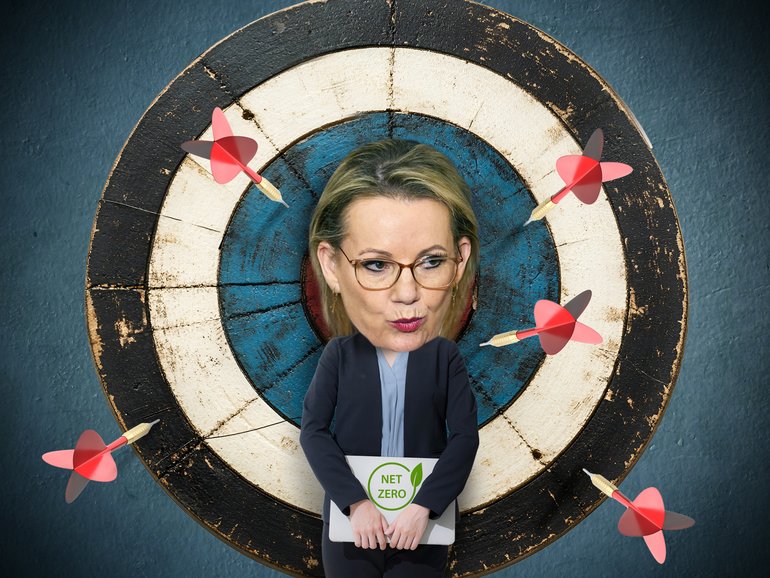 Sussan Ley Net Zero target
illustration :Don Lindsay