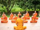 Four Thai monks tested positive for meth use after police swept through their temple.