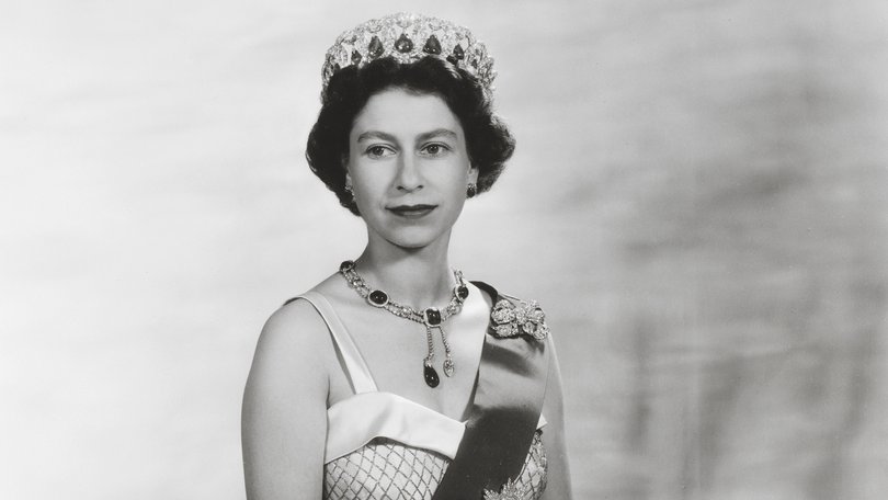 Queen Elizabeth II, Baron, 1956.