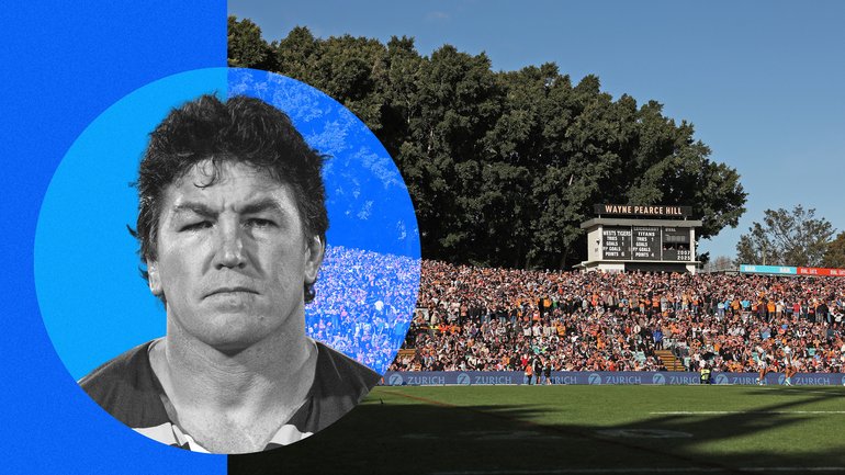 The Wayne Pearce Hill at Leichhardt Oval was standing room only on Sunday.