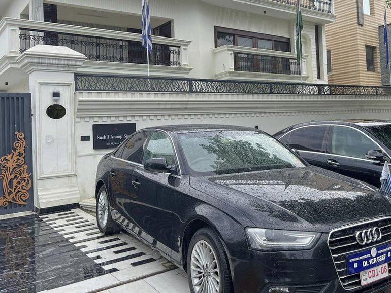 A man is facing numerous charges after allegedly setting up a fake 'embassy' in New Delhi.