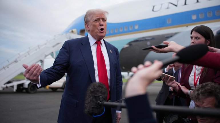 US President Donald Trump has arrived in Scotland, but his trip is being overshadowed by controversy.
