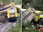 Three people have been killed after a passenger train derailed in southern Germany.