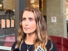 Danielle Wilson, widow of Chris 'Willow' Wilson, is seeking damages over his death. (Adelaide Lang/AAP PHOTOS)