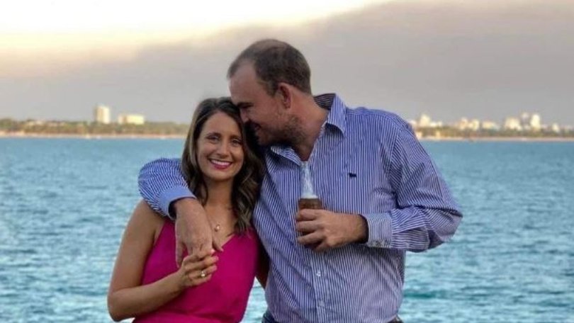 Chris Wilson with his wife Danielle.