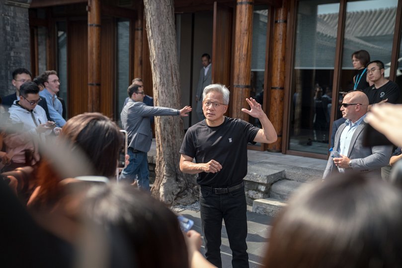 Jensen Huang, chief executive officer of Nvidia Corp.