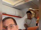 The easyJet flight was just minutes from landing when a man began shouting about bombs and politics.