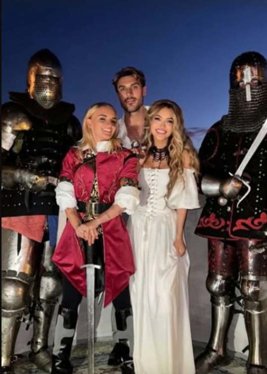 Celebrity stylist, along with two knights, attended G Flip and Chrishell Stause’s wedding. 