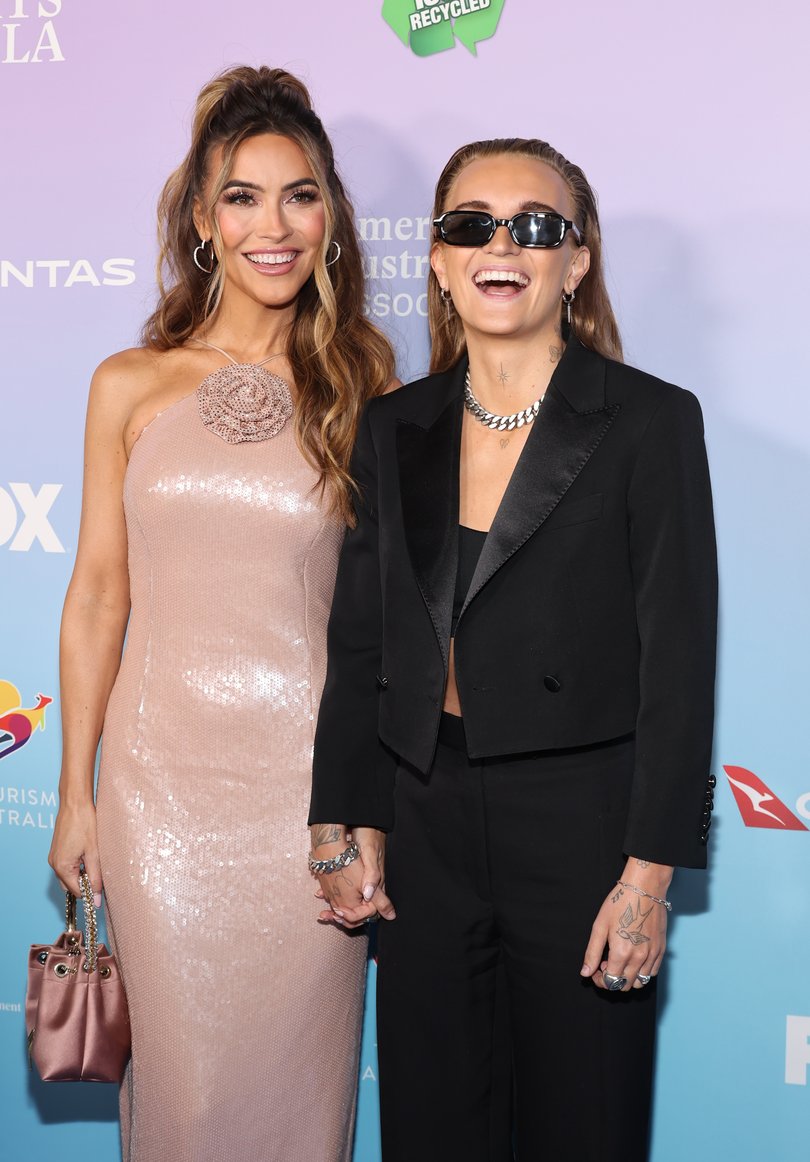 Chrishell Stause and G Flip attend the 21st Annual G'Day USA Arts Gala in LA. 