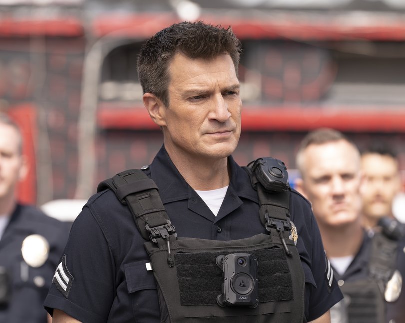 Nathan Fillion in The Rookie season seven.