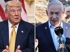 US President Donald Trump says many people are starving in the Gaza Strip and has suggested Israel could do more on humanitarian access.