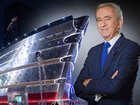 CEO of LVMH Bernard Arnault and Louis Vuitton’s flagship store, The Louis, which opened in Shanghai in June.